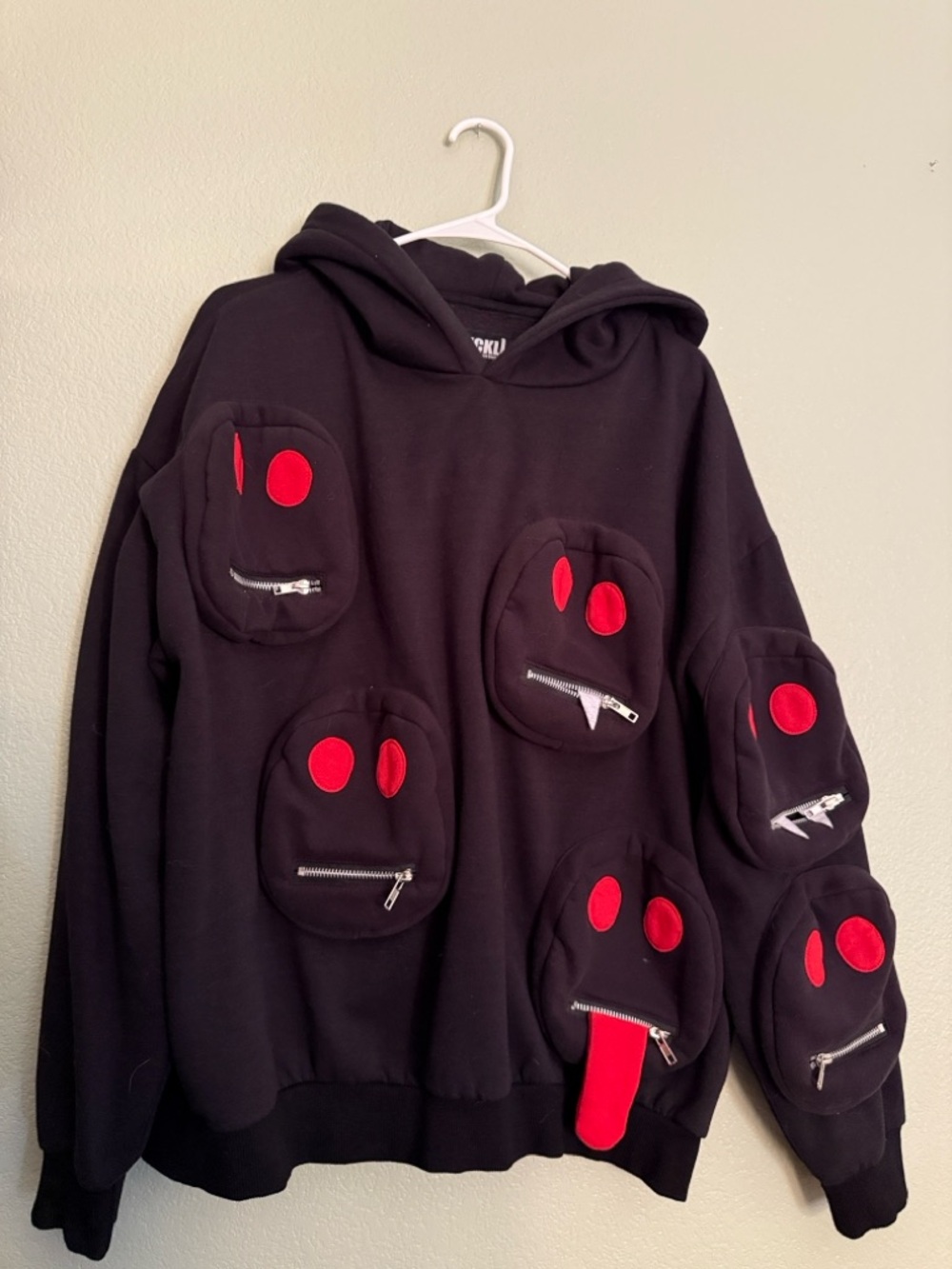 SYCKLI by Edward Skeletrix Multifaced Hoodie - Size XL